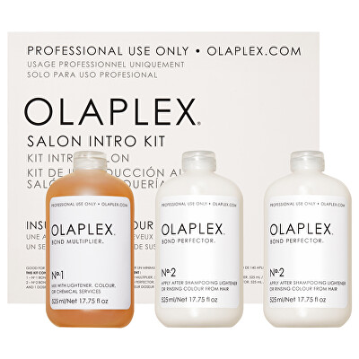Olaplex - Sada pro barvené nebo chemicky ošetřené vlasy (Salon Intro Kit) 3 x 525 ml