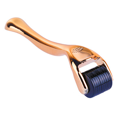 Palsar 7 - Mikrojehličkový váleček na ošetření obličeje (Single Microneedle Roller Golden Handle)