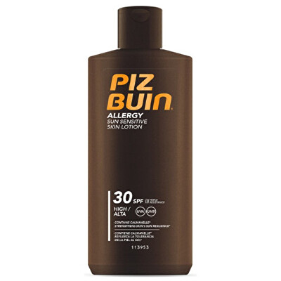 Piz Buin - Mléko na opalování pro citlivou pokožku Allergy SPF 30 (Sun Sensitive Skin Lotion) 200 ml