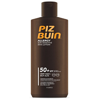 Piz Buin - Mléko na opalování pro citlivou pokožku Allergy SPF 50+ (Sun Sensitive Skin Lotion) 200 ml