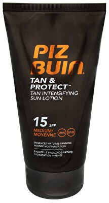 Piz Buin - Mléko urychlující proces opalování SPF 15 (Tan & Protect Tan Intensifying Sun Lotion) 150 ml