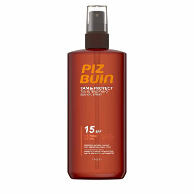 Piz Buin - Olej urychlující proces opalování ve spreji SPF 15 Tan & Protect (Sun Oil Spray) 150 ml