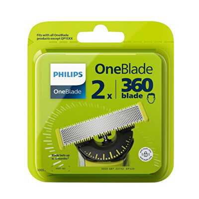 Philips - Náhradní břity na tvář OneBlade 360 QP420/50 2 ks