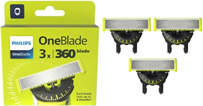 Philips - Náhradní břity pro celé tělo OneBlade 360 QP430/50 3 ks