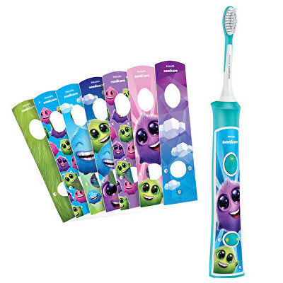 Philips - Sonický elektrický zubní kartáček pro děti s Bluetooth Sonicare For Kids HX6322/04