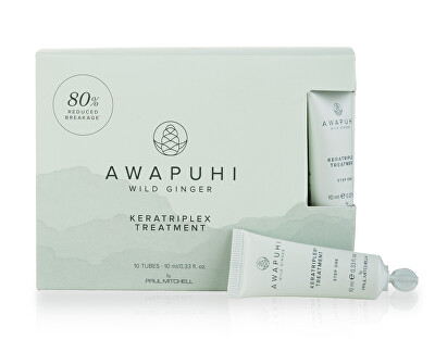 Paul Mitchell - Keratinová kúra pro poškozené vlasy Awapuhi Wild Ginger (Keratriplex Treatment) 10 x 10 ml