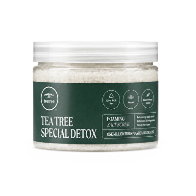 Paul Mitchell - Habzó peeling fejbőrre Tea Tree Special Detox (Foaming Salt Scrub) 184 g