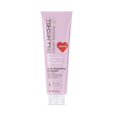 Paul Mitchell - Mască de păr Clean Beauty Cayenne (Color Depositing Treatment) 150 ml