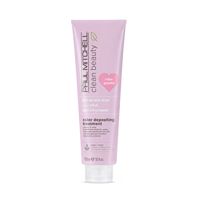 Paul Mitchell - Mască de păr Clean Beauty Rose Quartz (Color Depositing Treatment) 150 ml