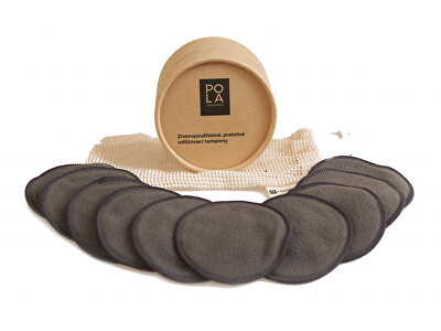 Pola Cosmetics - Odličovací tampony s uhlíkovými vlákny 10 ks