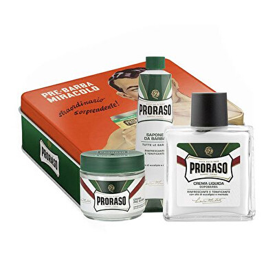 Proraso - Klasická dárková sada na holení Green