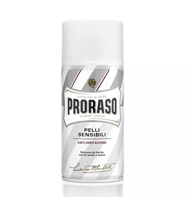 Proraso - Cestovní pěna na holení pro citlivou pokožku White Zelený čaj (Shaving Foam) 50 ml