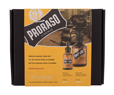 Proraso - Dárková sada přípravků na plnovous Wood & Spice
