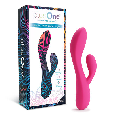 PlusOne - Duální vibrační stimulátor růžový