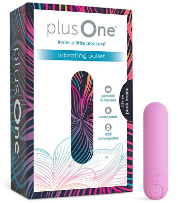 PlusOne - Mini vibrátor růžový