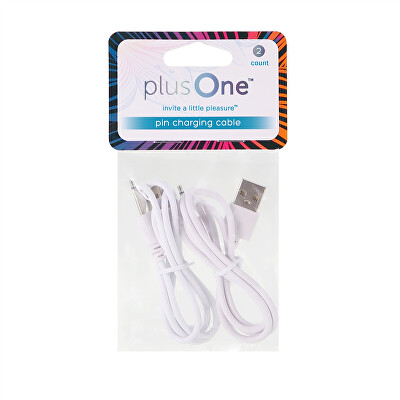 PlusOne - Nabíjecí USB kabel k mini vibrátoru PLO-6702DPK a PLO-6702LPK 2 ks