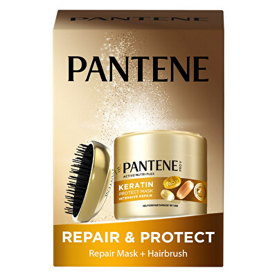 Pantene - Dárková sada s kartáčem na vlasy Repair & Protect