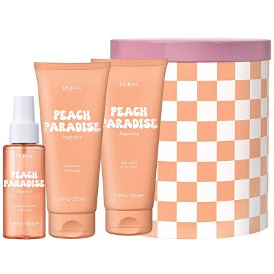 PUPA Milano - Dárková sada Peach Paradise Happy Box Kit 4