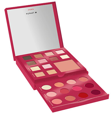 PUPA Milano - Paletka na tvář Pupart Medium Burgundy (Palette) 18,8 g