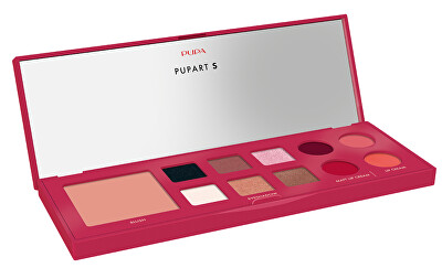 PUPA Milano - Paletka na tvář Pupart Small Burgundy (Palette) 11,4 g