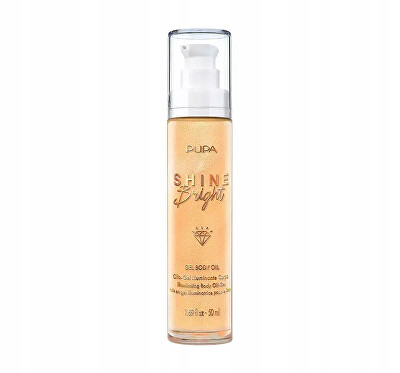 PUPA Milano - Rozjasňující tělový gelový olej Shine Bright (Gel Body Oil) 50 ml