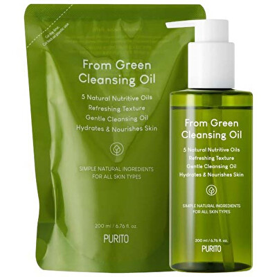 PURITO - Dárková sada péče o pleť From Green Cleansing Oil Set