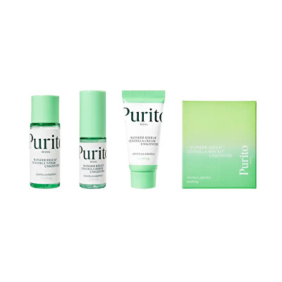 PURITO - Dárková sada neparfemované pleťové péče Wonder Releaf Centella Unscented Mini Kit