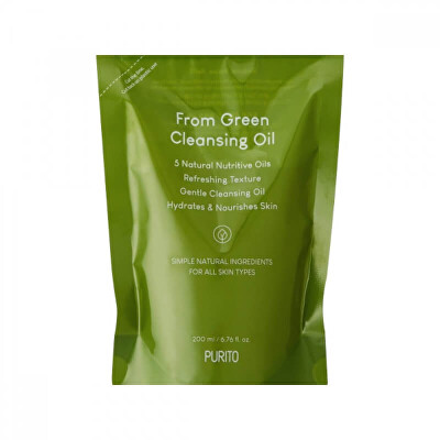 PURITO - Jemný čisticí pleťový olej From Green - náhradní náplň (Cleansing Oil Refill) 200 ml