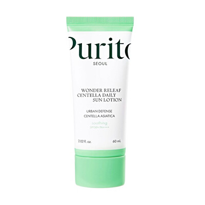 PURITO - Opalovací mléko na obličej SPF 50+ (Wonder Releaf Centella Daily Sun Lotion) 60 ml