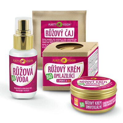 Purity Vision - Kosmetická Bio Růžová sada