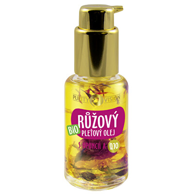 Purity Vision - Bio Růžový pleťový olej s opuncií a Q10 45 ml