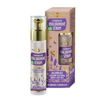 Purity Vision - Bio Zklidňující levandulové hyaluronové sérum 50 ml