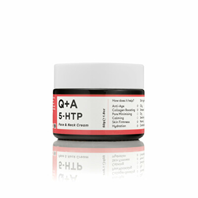 Q+A - 5-HTP krém na obličej a dekolt (Face & Neck Cream) 50 g
