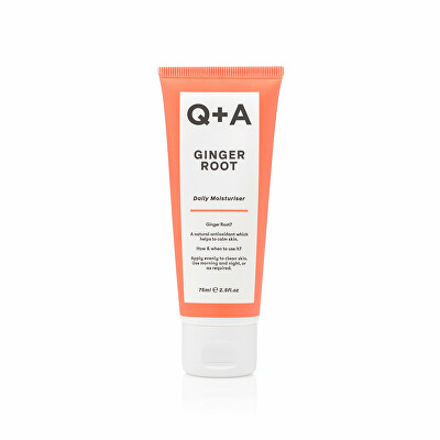 Q+A - Hydratační pleťový zázvorový krém (Daily Moisturizer) 75 ml