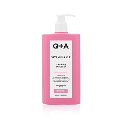 Q+A - Sprchový olej s vitamínem A, C a E (Cleansing Shower Oil) 250 ml