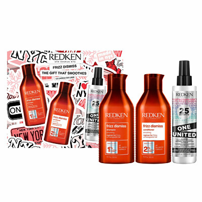 Redken - Dárková sada pro nepoddajné a krepatějící se vlasy Frizz Dismiss