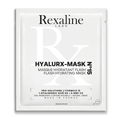 Rexaline - Plátýnková maska pro okamžitou hydrataci Hyalurx (Flash Hydrating Mask) 20 ml