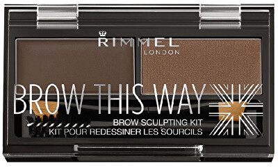 Rimmel - Paletka pro dokonalé obočí Brow This Way (Powder Kit) 2,4 g