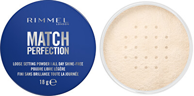 Rimmel - Lehký sypký pudr Match Perfection Transparent (Powder) 18 g