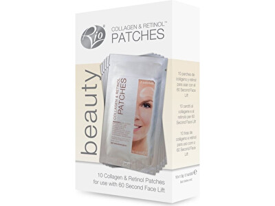 Rio-Beauty - Kolagenové a retinolové náplasti pro liftingový přístroj pro vyhlazení vrásek a vypnutí pleti FALI (Retinol & Collagen Patches) 5 x 2 ks