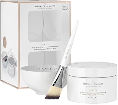 Rituals - Mască de curățare în profunzime a pielii The Ritual of Namaste (Purifying Charcoal Wonder Mask) 70 g