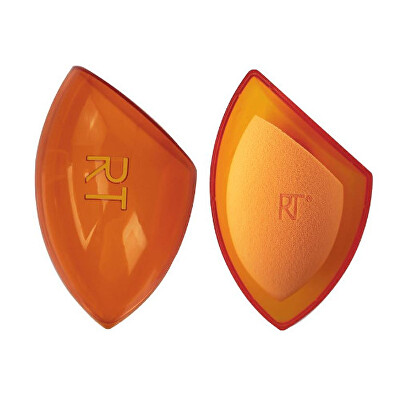 Real Techniques - Houbička na make-up s cestovním pouzdrem (Miracle Complexion Sponge) 1 ks