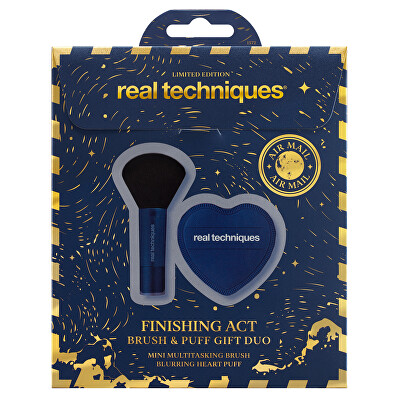 Real Techniques - Sada štětce a Puff houbičky Finishing Act