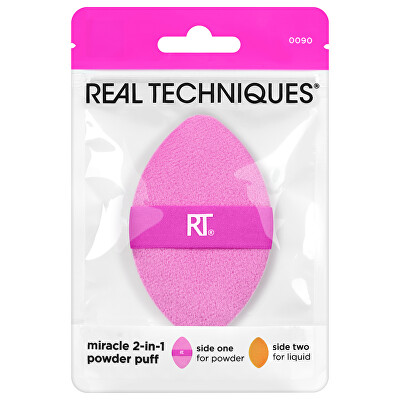 Real Techniques - Zázračná houbička 2v1 Powder Puff