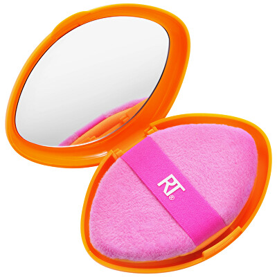 Real Techniques - Zázračná houbička s cestovním pouzdrem 2v1 Powder Puff