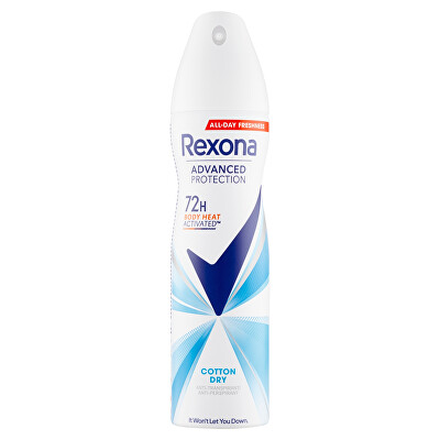 Rexona - Antiperspirant ve spreji Advanced Protection Cotton Dry 150 ml