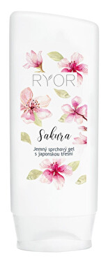 RYOR - Jemný sprchový gel s japonskou třešní Sakura 200 ml