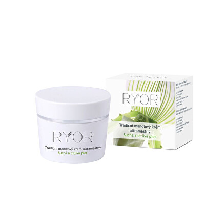 RYOR - Tradiční mandlový krém ultramastný pro suchou a citlivou pleť 50 ml