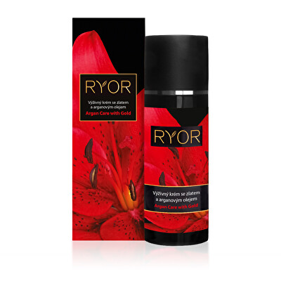 RYOR - Výživný krém se zlatem a arganovým olejem 50 ml