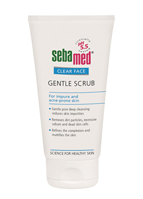 Sebamed - Jemný pleťový peeling Clear Face (Gentle Scrub) 150 ml